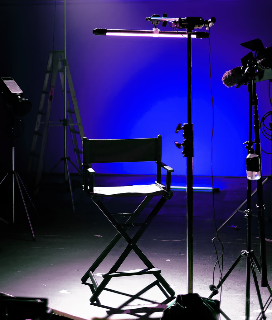 Director's chair, film set