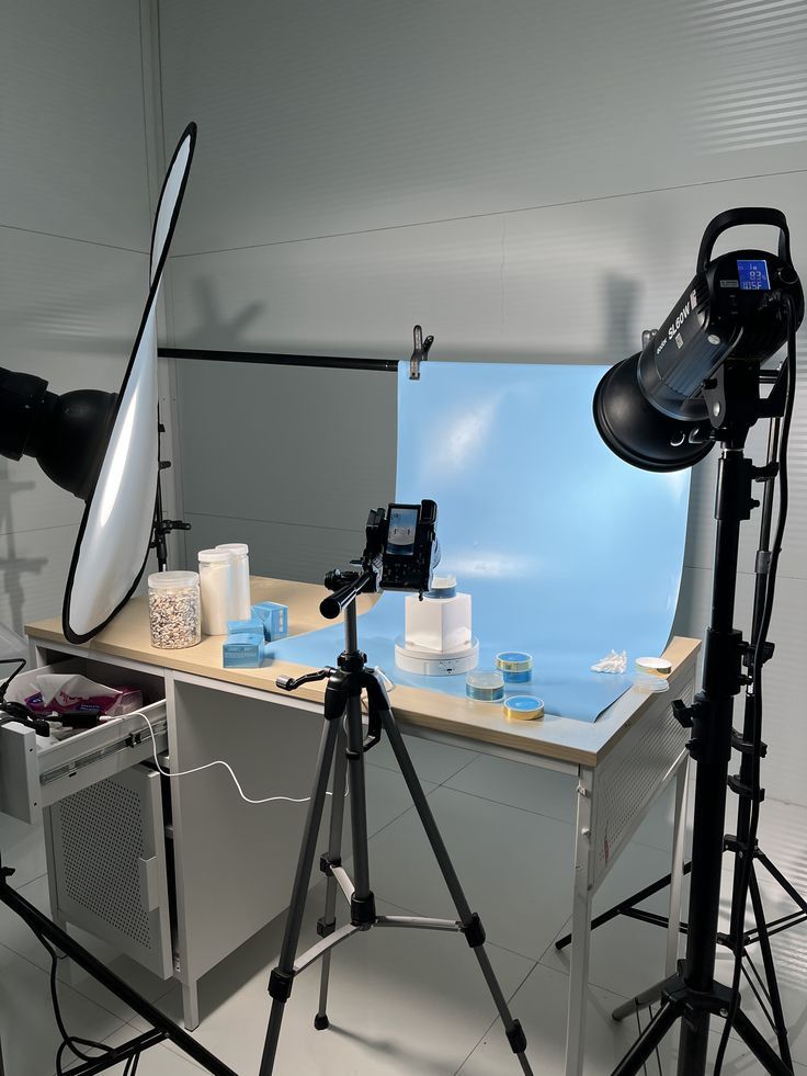 Product photography lighting setup